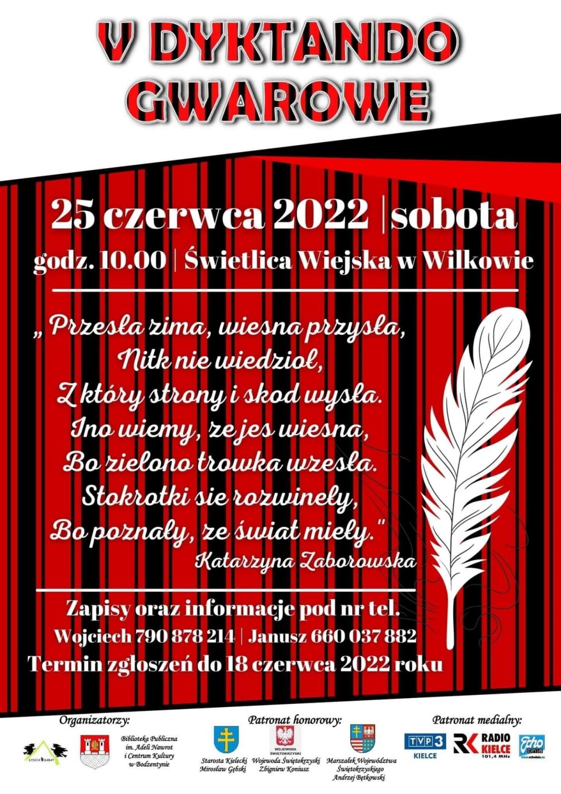 plakat dyktanda